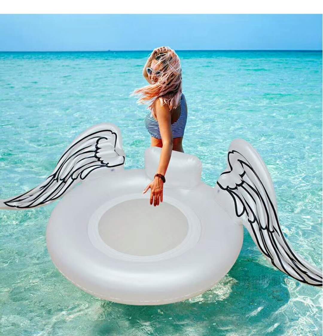 ห่วงยางปีกนางฟ้า ที่นั่งตาข่าย Inflatable Angel Wings Pool Float (Net Seat)
