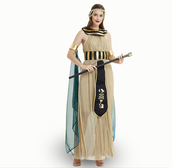 ชุดคลีโอพัตรา อียิปห์ สีทอง สาวอวบก็ใส่ได้จ้า🏍️💨 ส่งไวจาก กทม.