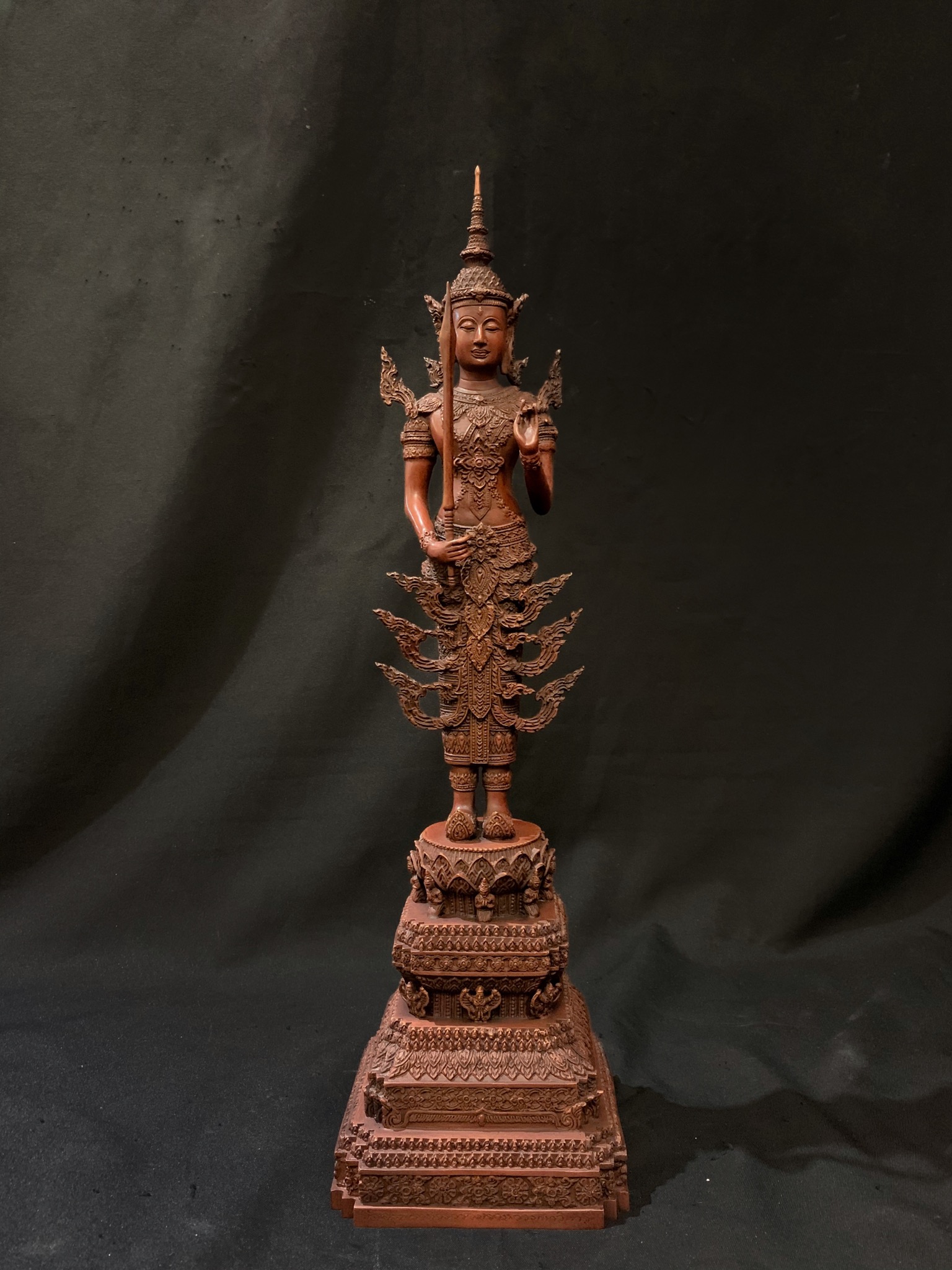 พระสยามเทวาธิราช ทรงเครื่องจักพรรดิ์ หน้าตัก 5 นิ้ว