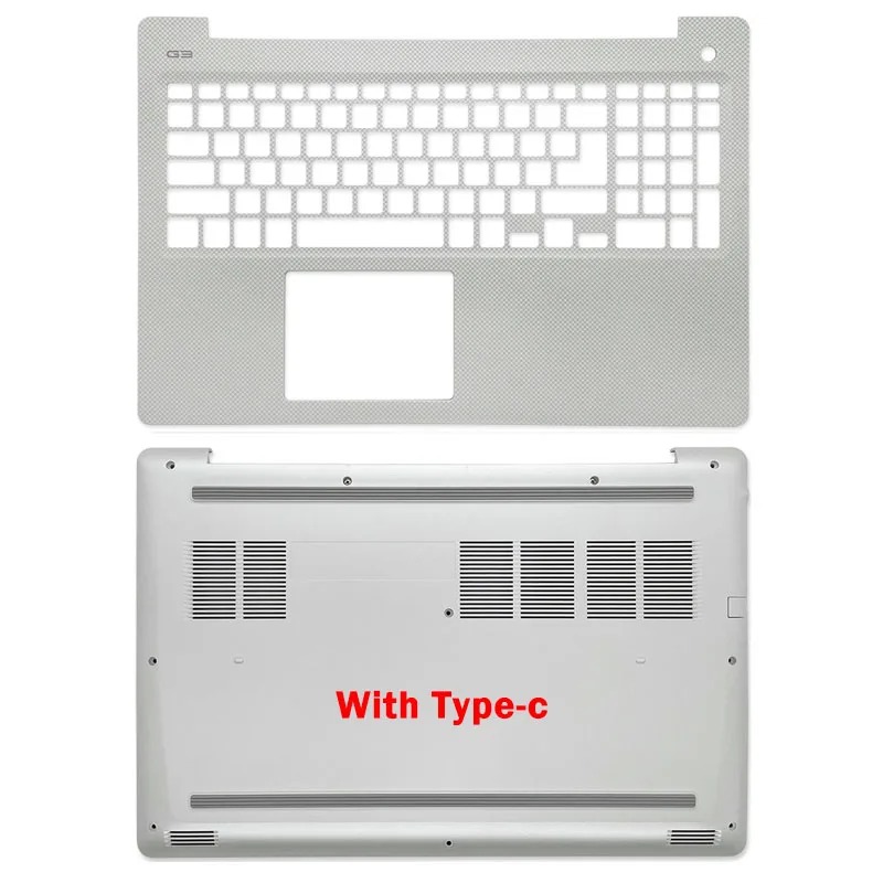 บอดี้สำหรับ Dell G3 15 3579 15PD 15PR 15GD P75F LCD Back Cover Front Bezel Palmrest Bottom Case BlueLogo With Type-C