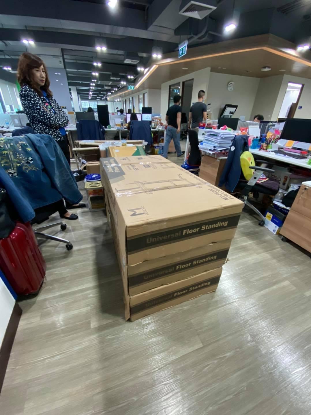 JMTVSTAND MT-F8200 ขาตั้งพื้นทีวีมีล้อเลื่อน(TV Stand) วัสดุ Aluminium อลูมิเนียม แบบล้อเลื่อนปรับสูง/ต่ำได้ 55"-98" นิ้ว{รับประกันสินค้า 3 ปี}0964746498