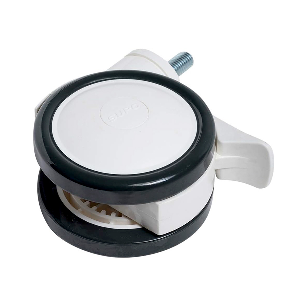 ล้อขาตั้งทีวี วัสดุพลาสติก+ยาง แบบแข็ง ขนาด 4 นิ้ว ใหญ่แข็งแรง ชุด 4 ชิ้น ขาว/ดำ0964746498