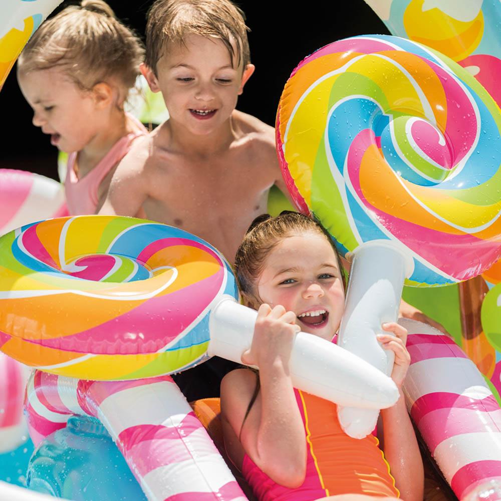 Intex สระน้ำสไลเดอร์ แคนดี้ โซน Intex Inflatable Candy Zone Play Centre Pool