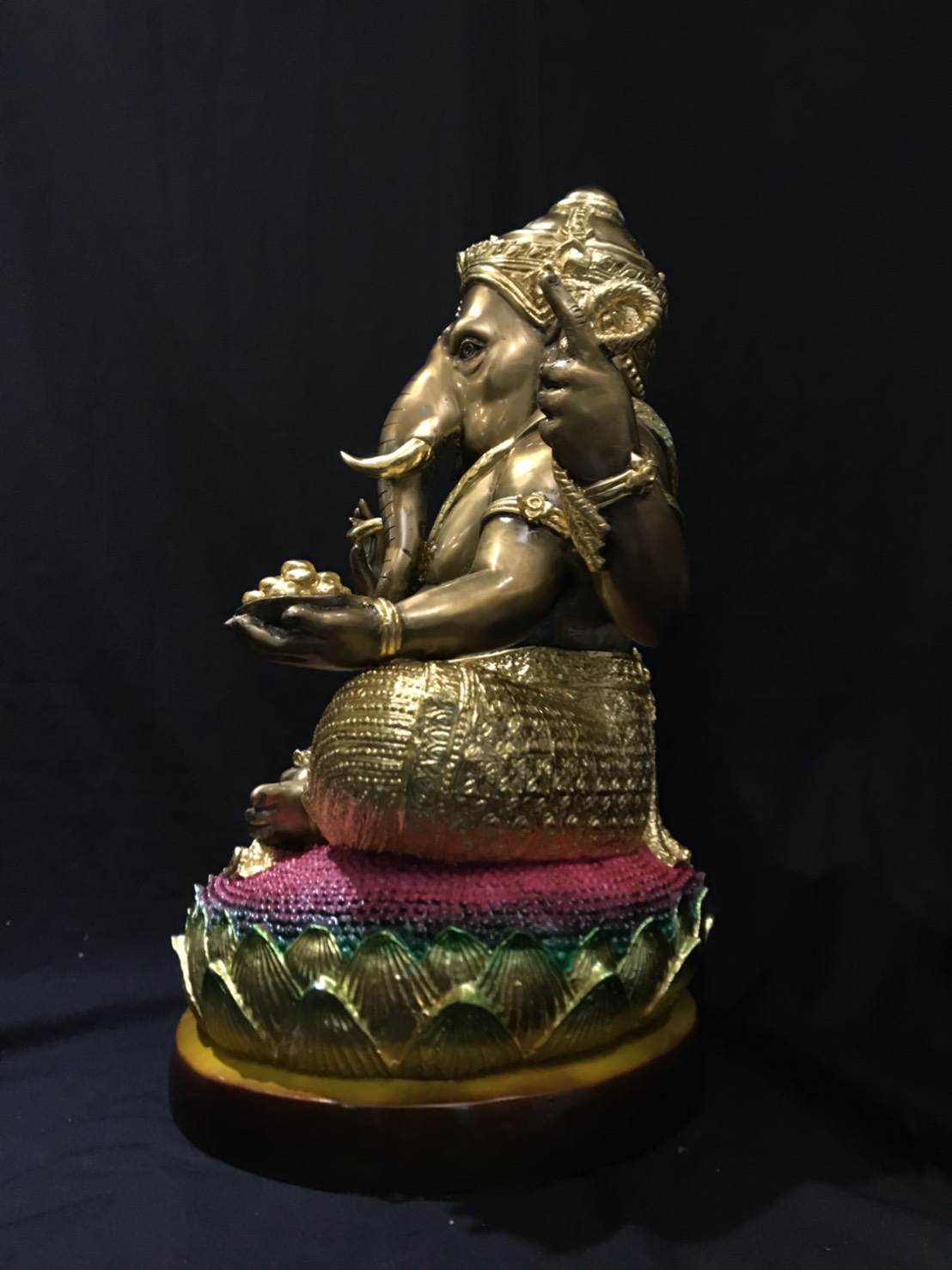 พระพิฆเนศ ปางเอกทันตะ หน้าตัก 16 นิ้ว (นั่งบัว)