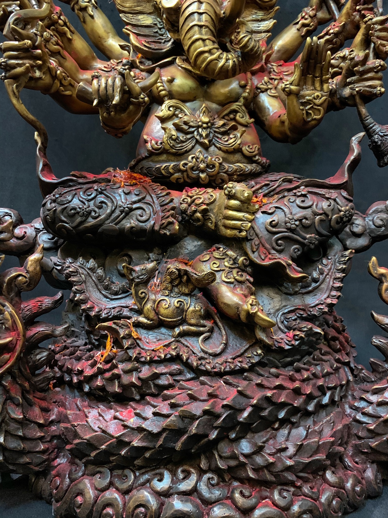 พระพิฆเนศ รุ่นโอมมหาเศรษฐี หน้าตัก 12 นิ้ว