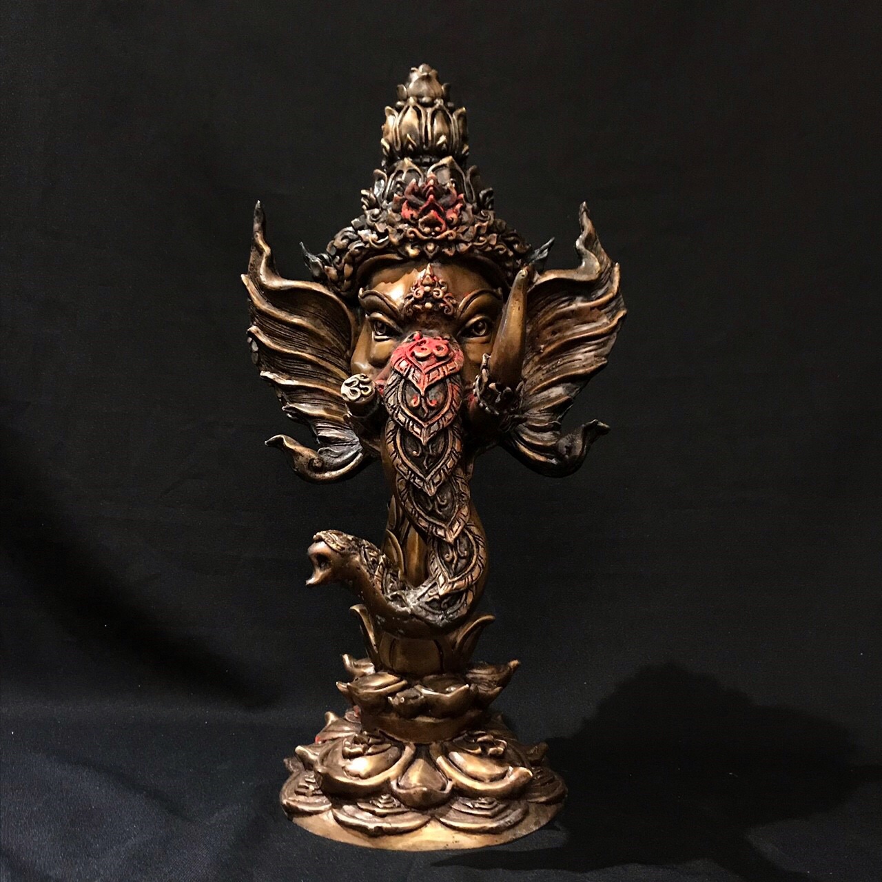 เศียรพระพิฆเนศ รุ่นมหาศิวะคเณศ (ด้านหลังพระพักตร์พระศิวะ)