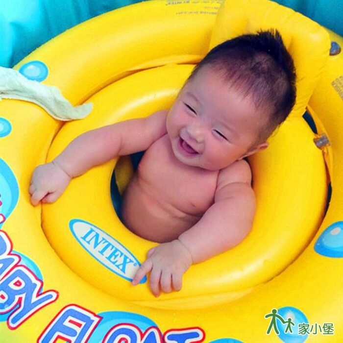 INTEX ห่วงยางสอดขา สำหรับเด็ก สีเหลือง Inflatable Intex Baby Float Yellow Color