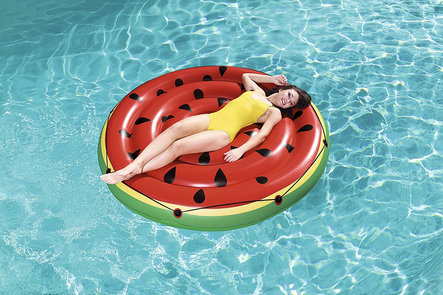 Bestway แพยางแตงโม ขนาดใหญ่ Inflatable Bestway Giant Watermelon Pool Float