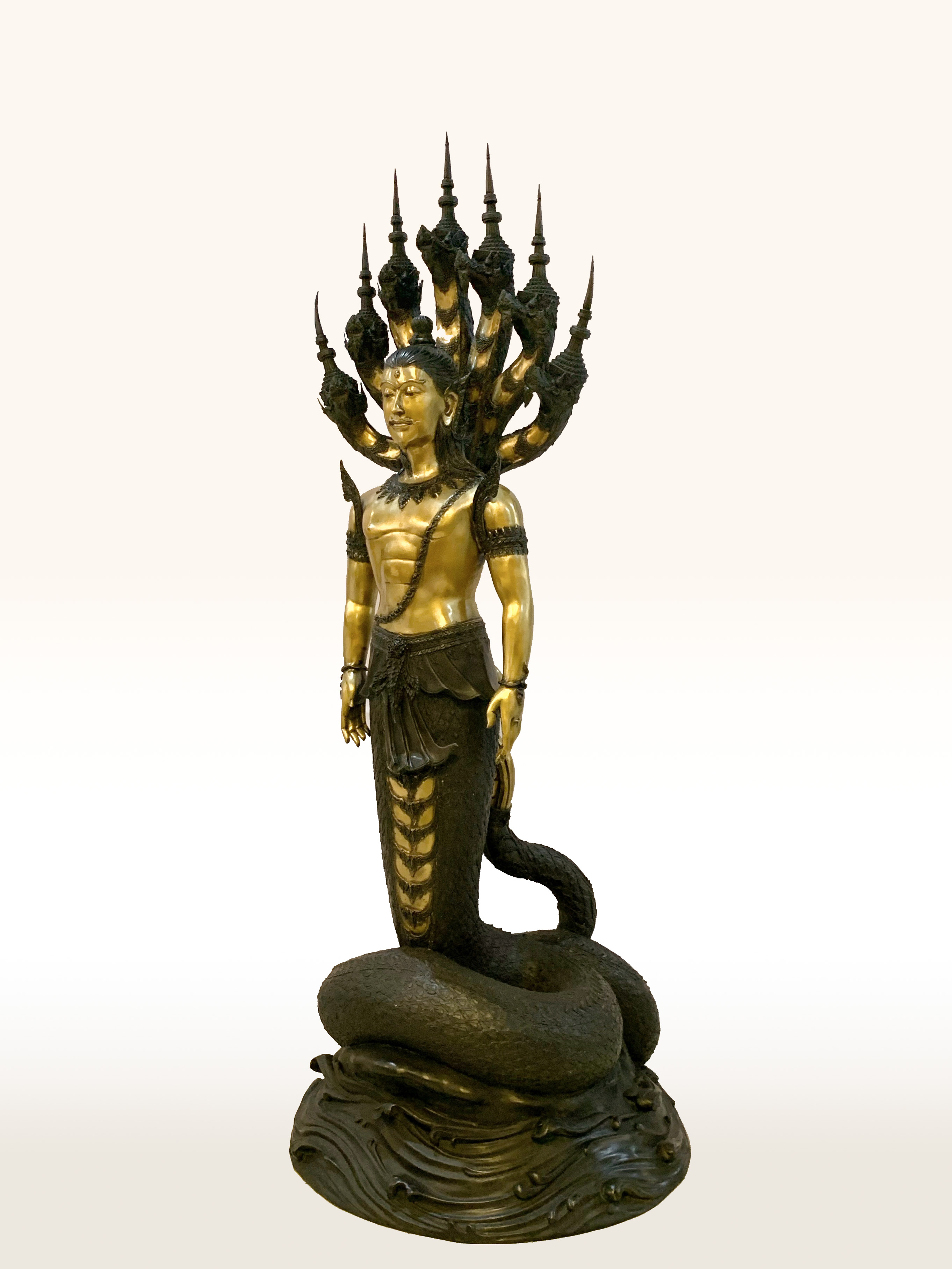 องค์ปู่พญานาคราช ปรกนาค 7 เศียร ( 1.35 เมตร )