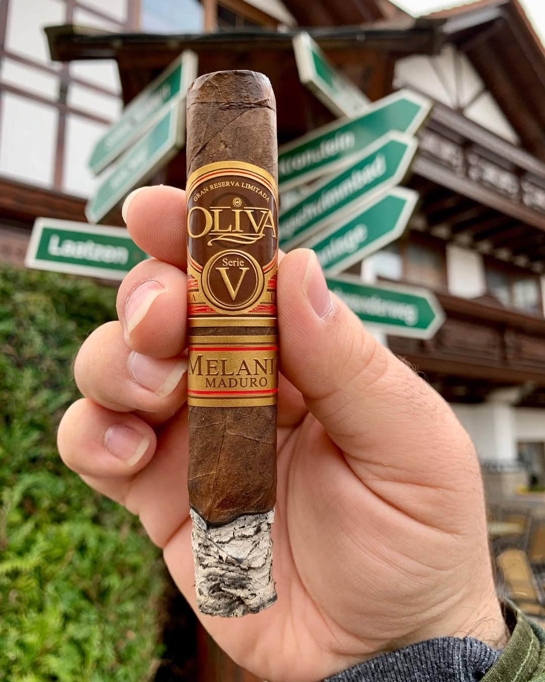 oliva serie v melanio maduro "5x52"