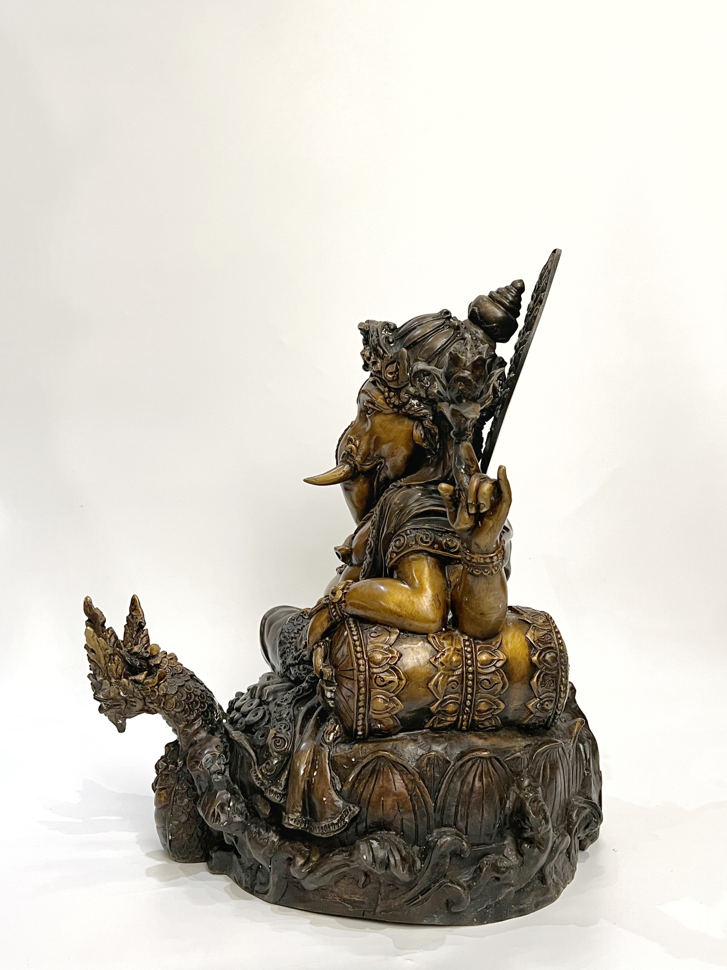 พระพิฆเนศ มหาเศรษฐีบรมสุข หน้าตัก 9 นิ้ว