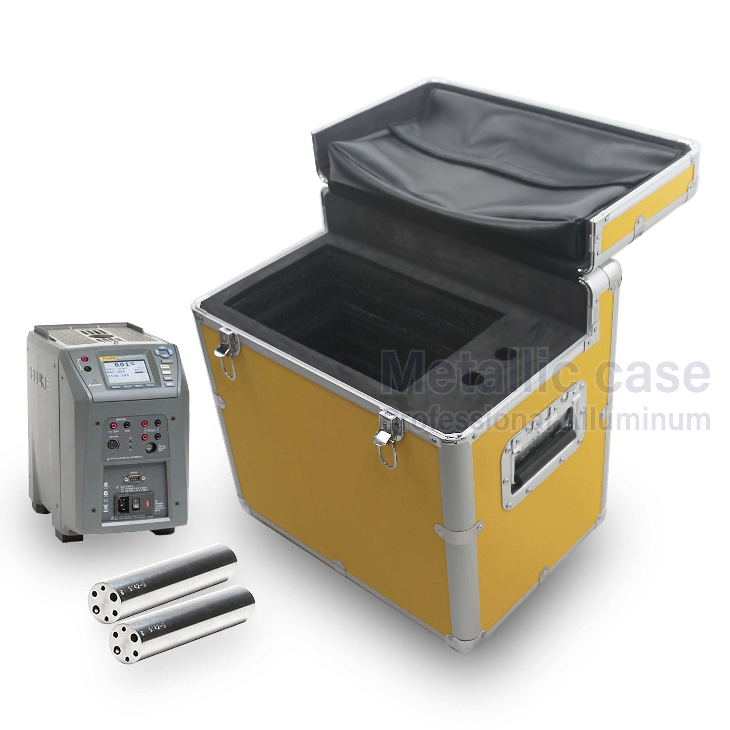 metalliccase8393-09-6501/ Fluke 9142 + Insert 2 pcs (44x31x39 T2C8H4K1P3U4)