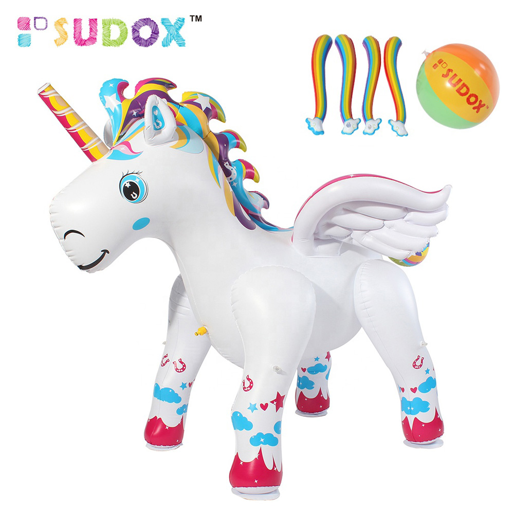 ยูนิคอร์นมีปีก พ่นน้ำได้ unicorn water sprinkler Play Tard