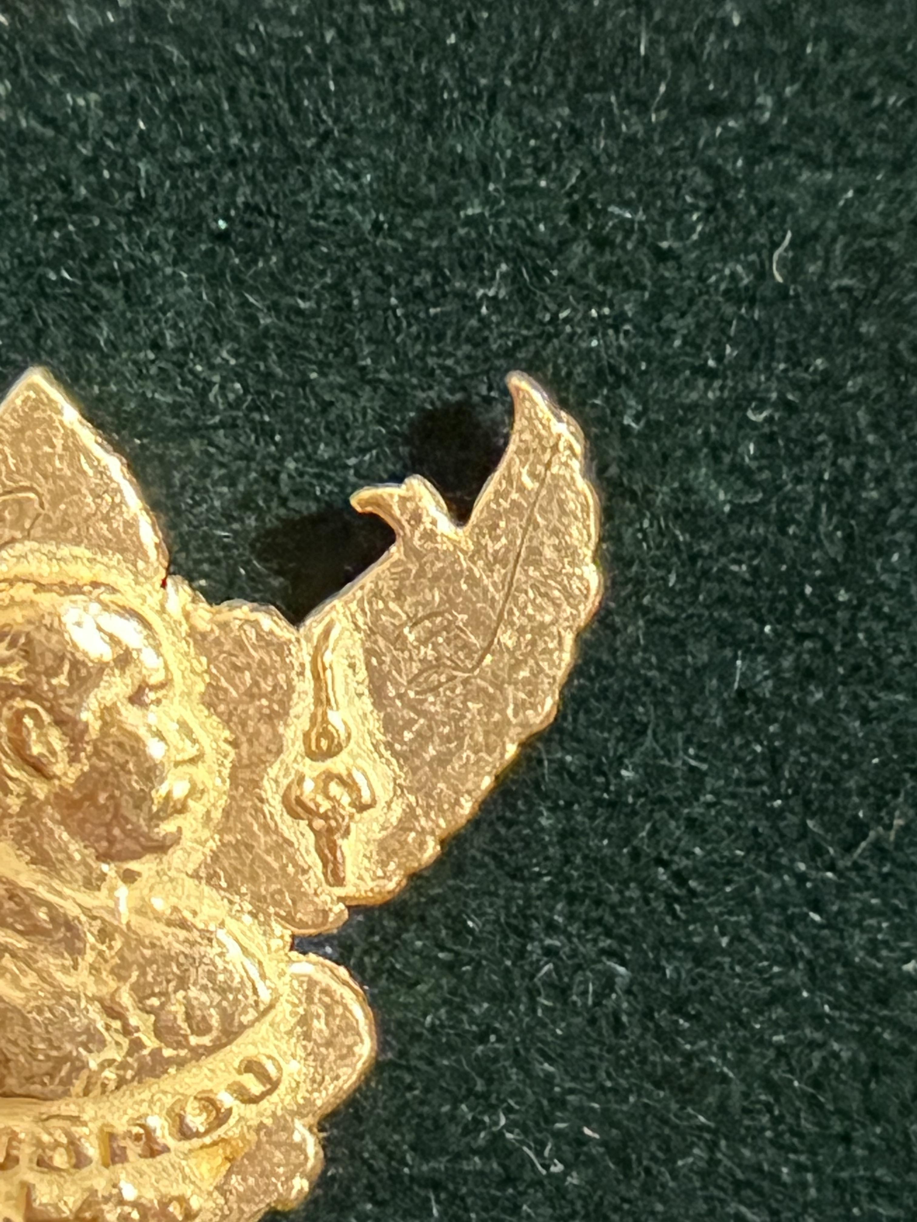 พญาครุฑ รุ่น เปิดขุมทรัพย์ (ทองคำ พิมพ์เล็ก)