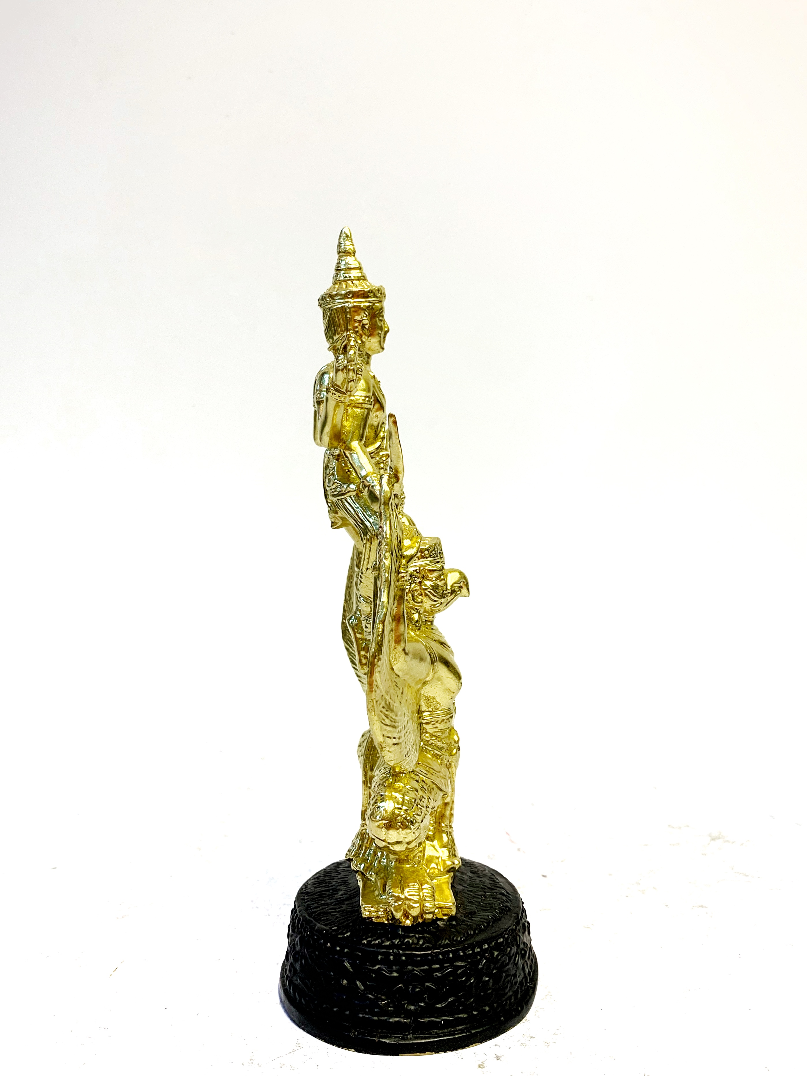 พระนารายณ์ทรงครุฑ สูง 9 นิ้ว พร้อมตู้กระจก