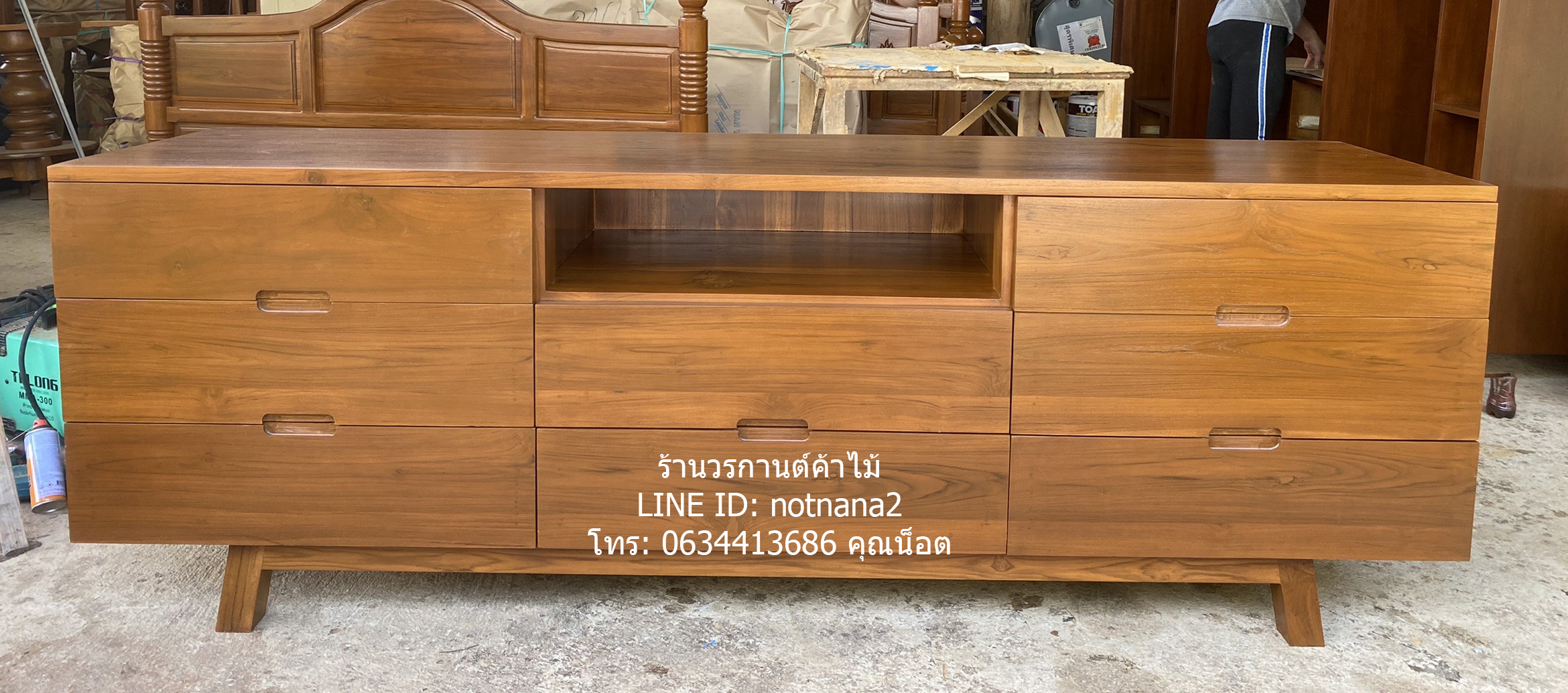 เคาน์เตอร์ไม้สัก