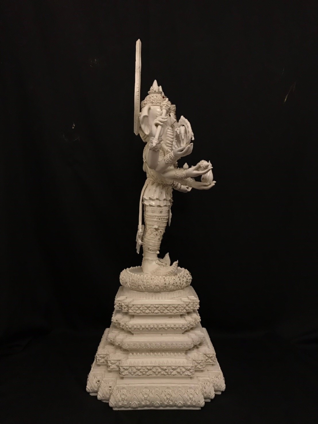 พระพิฆเนศ ปางตรีมุขคณปติ หน้าตัก 12 นิ้ว