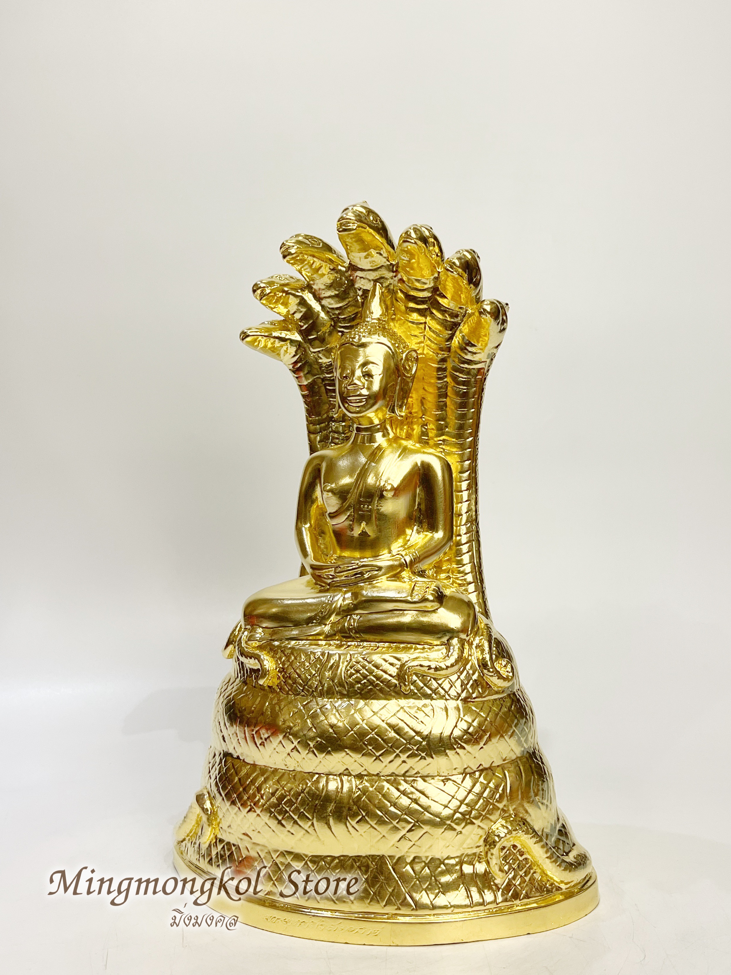 ตัวอย่างงานลงรักปิดทองคำเปลวเต็มองค์