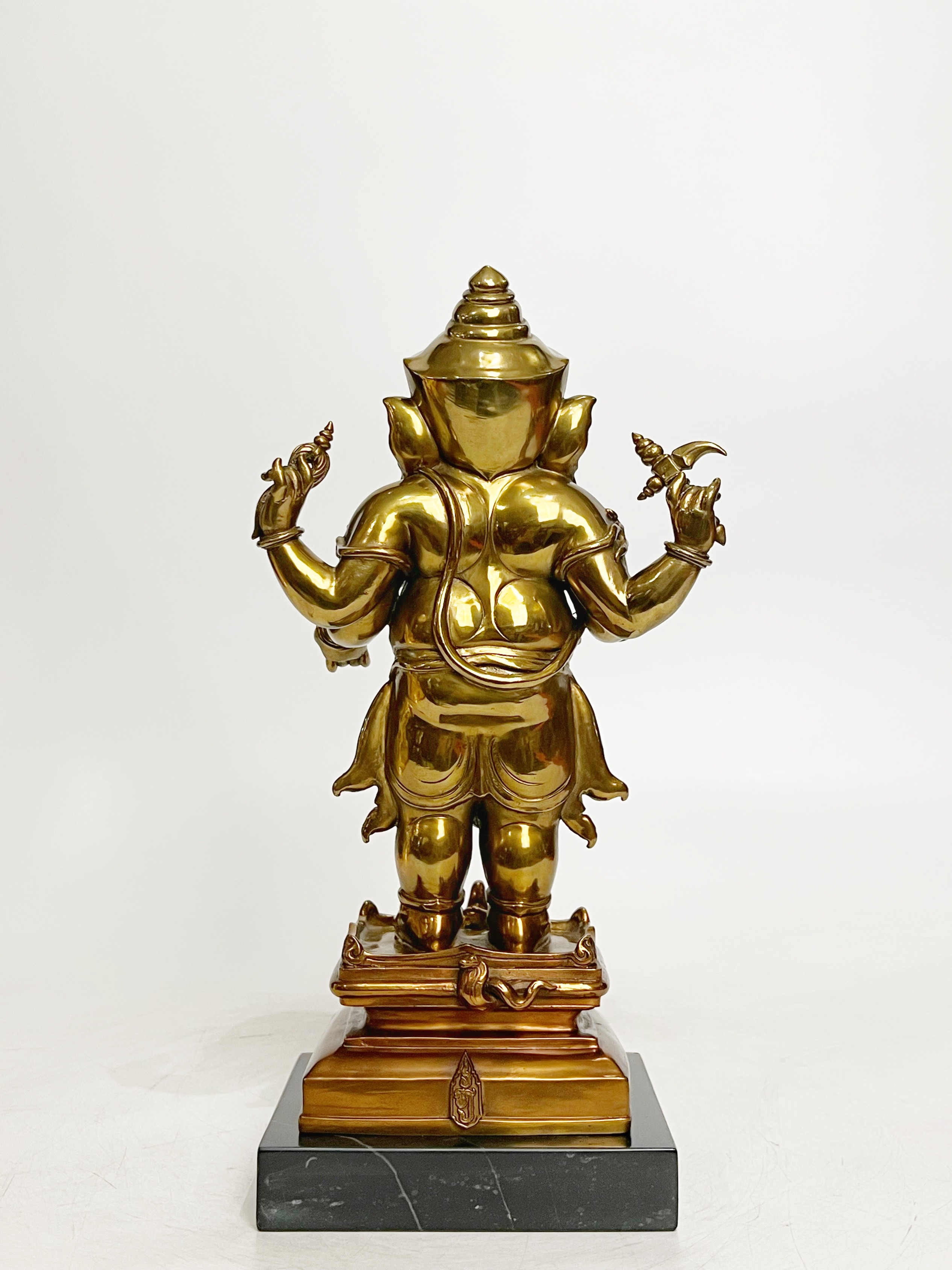 พระพิฆเนศ เทวรูปสรงน้ำ พระวินายักจตุรถีคเณศวร์ สูง 12 นิ้ว (หมายเลข5)