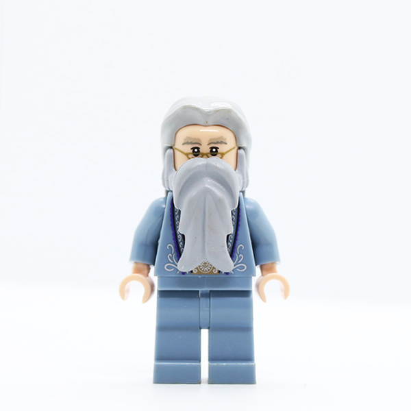 Albus Dumbledore, Sand Blue Outfit with Silver Embroidery