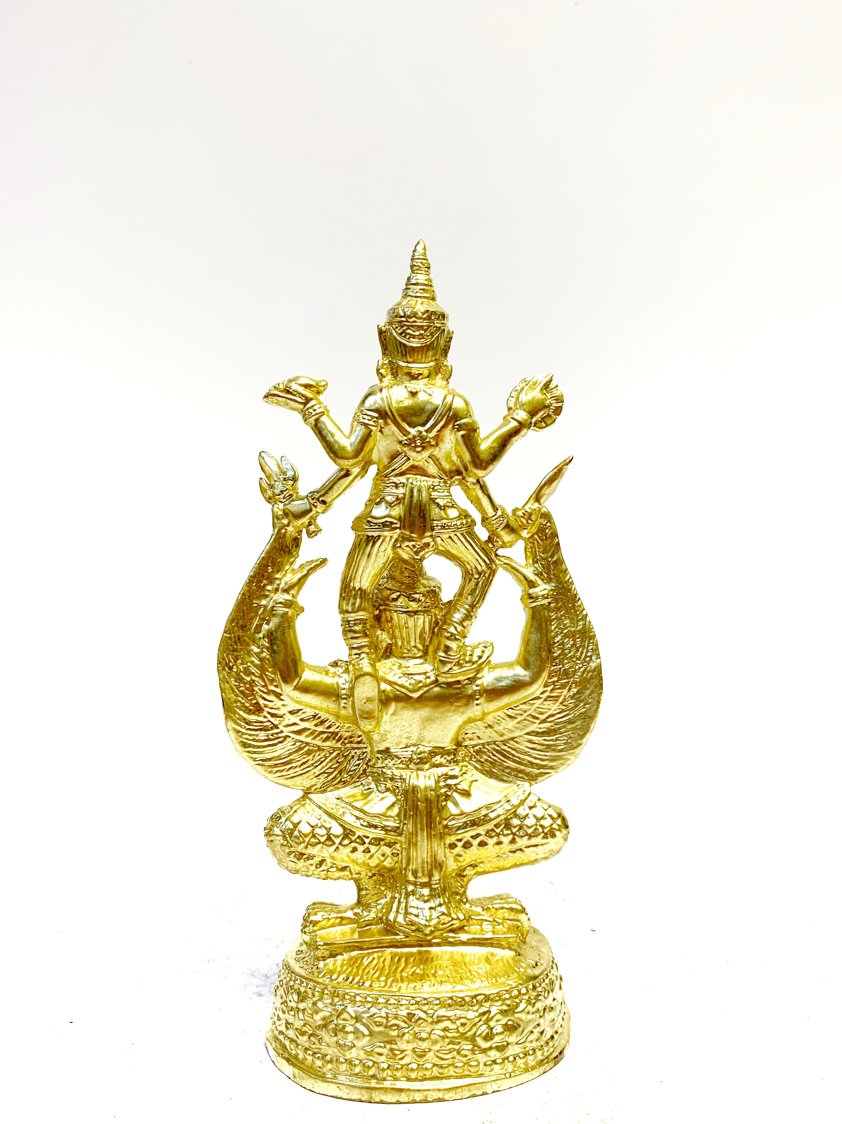 พระนารายณ์ทรงครุฑ สูง 9 นิ้ว พร้อมตู้กระจก