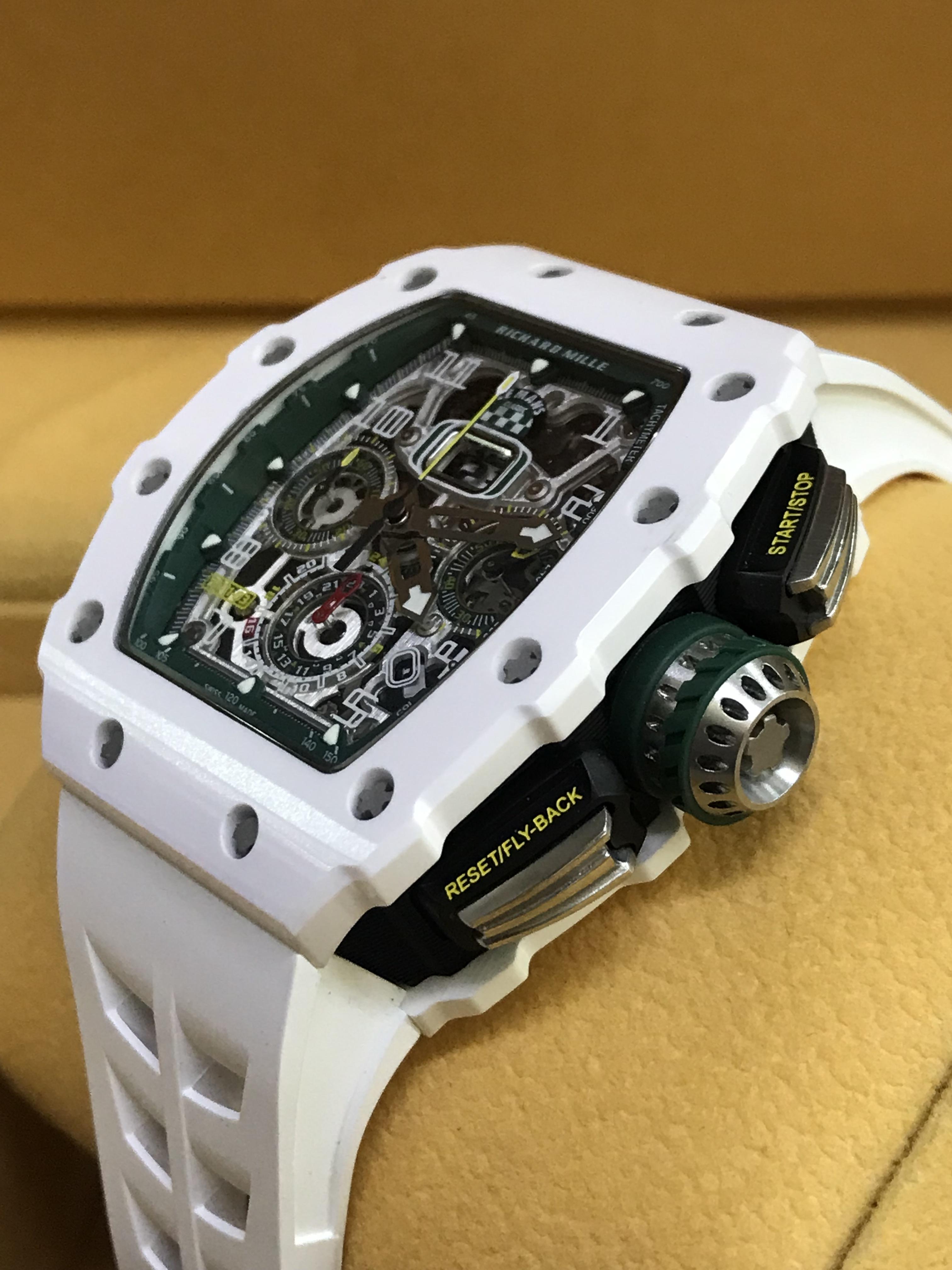 Richard Mille RM11-03 White Ceramic (Swiss KV) .