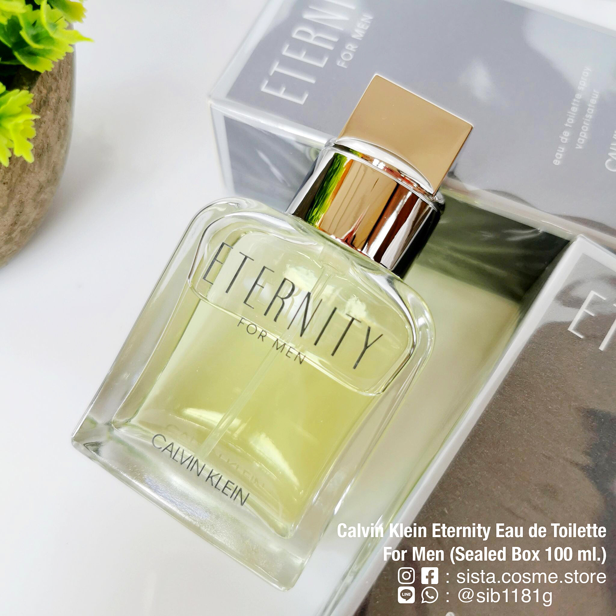 Calvin Klein Eternity Eau de Toilette For Men (Sealed Box)
