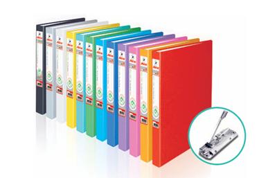 แฟ้มหนีบ F/C สัน3.3ซม. ตราม้า H-725 (ขายยกโหล12อัน)
