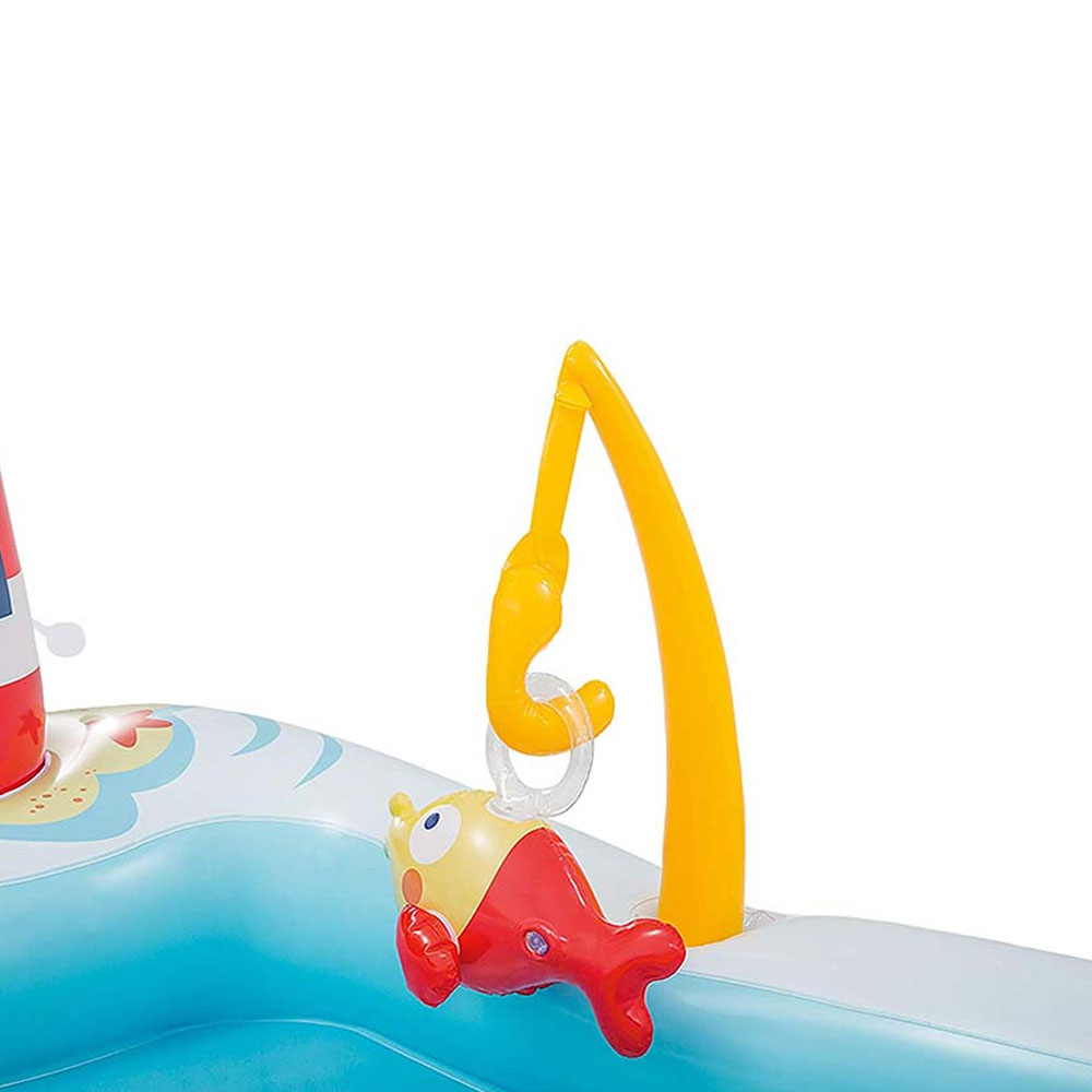 Intex Fishing Water Play Centre Pool สระสไลเดอร์ ฟิชชิ่ง ฟัน By Float Me Summer