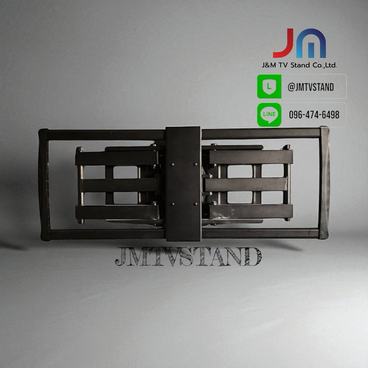 JMTVSTAND MT-A5050 ขาแขวนทีวีแบบสวิงตัวใหญ่สุด ขนาด 60"-100"นิ้ว วัสดุเหล็กหนาแข็งแรง สวิง-ก้ม/เงยได้0964746498