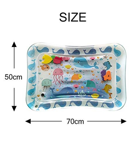 เบาะเป่าลม สำหรับลูกน้อย ลายปลาโลมา Inflatable Water Mat For Babies
