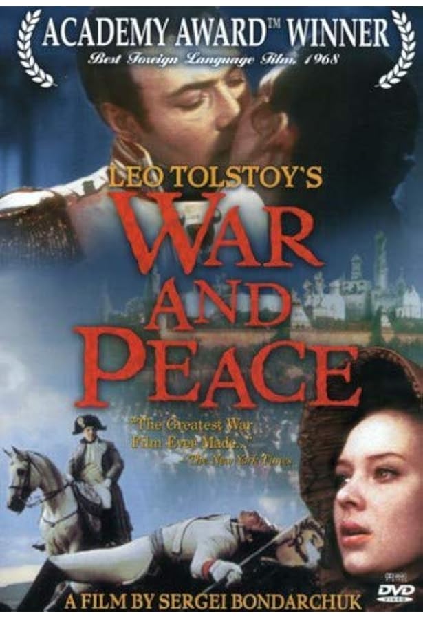 War and Peace (1965) [รางวัลออสการ์ภาพยนตร์ภาษาต่างประเทศยอดเยี่ยม ปี 1969] - เสียงรัสเซีย / บรรยายอังกฤษ (3 แผ่น)