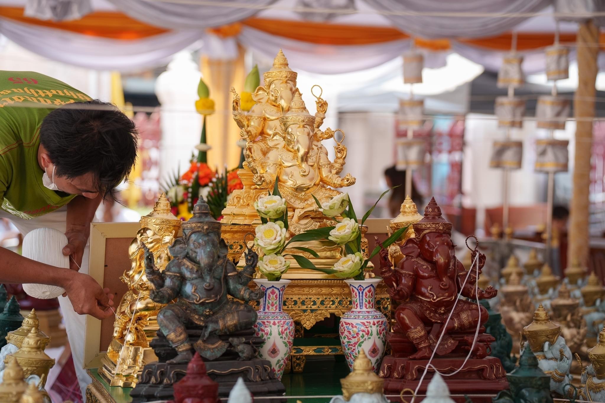 พระพิฆเนศ : พระสิทธิทากายะคณปติ หน้าตัก 9 นิ้ว (หมายเลข 39)