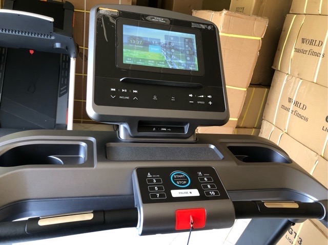 ลู่วิ่งไฟฟ้า WORLD MASTER รุ่น YK-ET1801C เล่นเกมส์APP ZWIFTได้