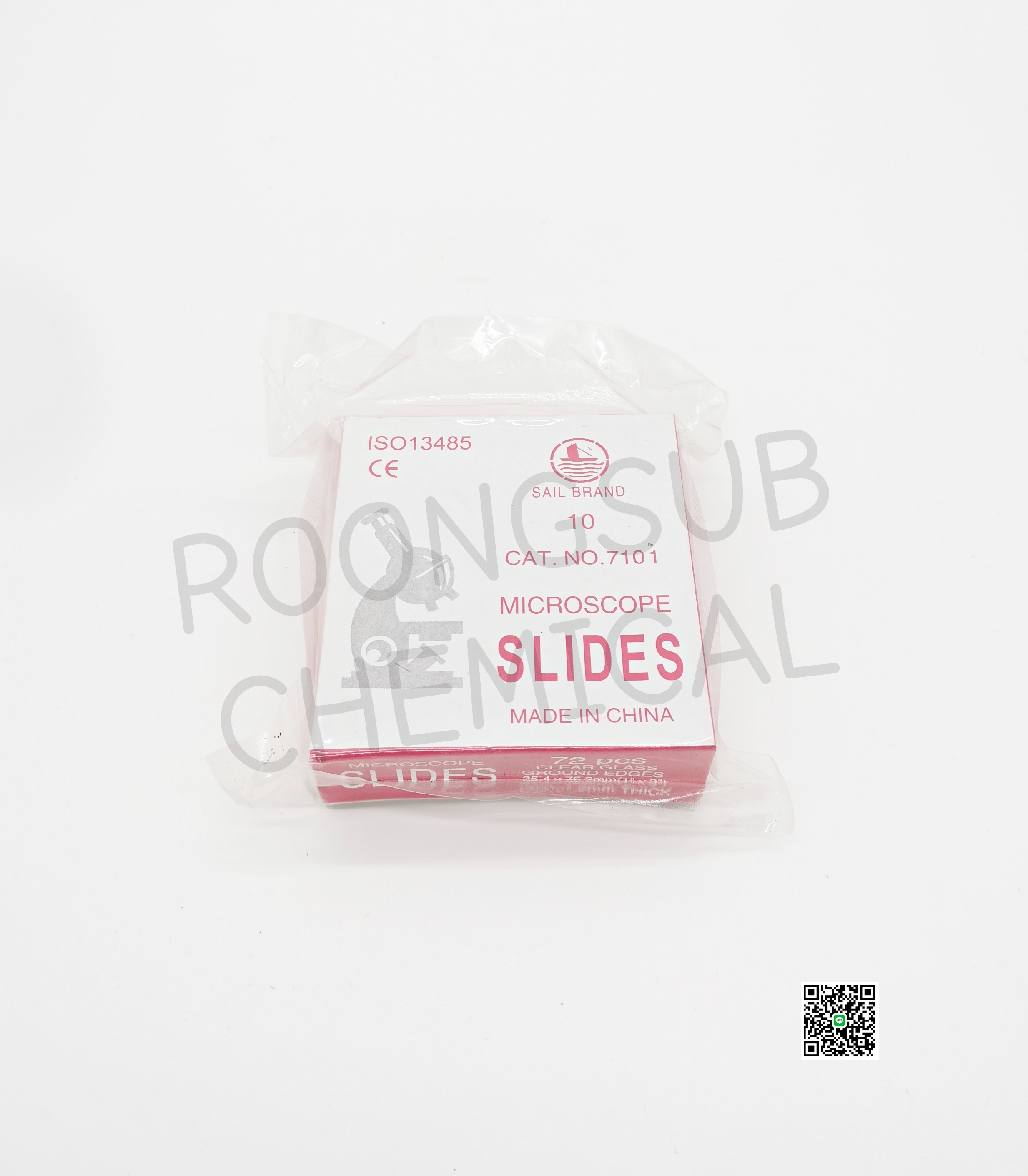 MICROSCOPE SLIDE 3*1 นิ้ว 72pcs./BOX