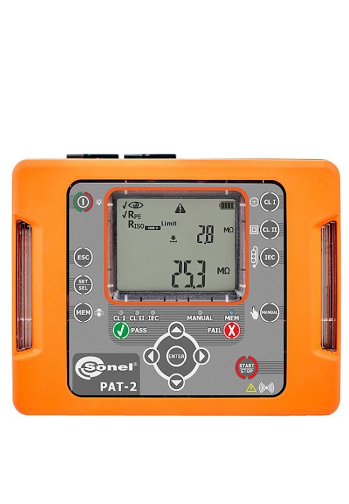 SONEL PAT-2 เครื่องทดสอบความปลอดภัยของเครื่องใช้ไฟฟ้า