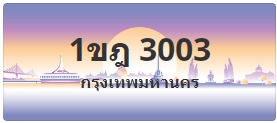 ป้ายประมูล 1ขฎ 3003