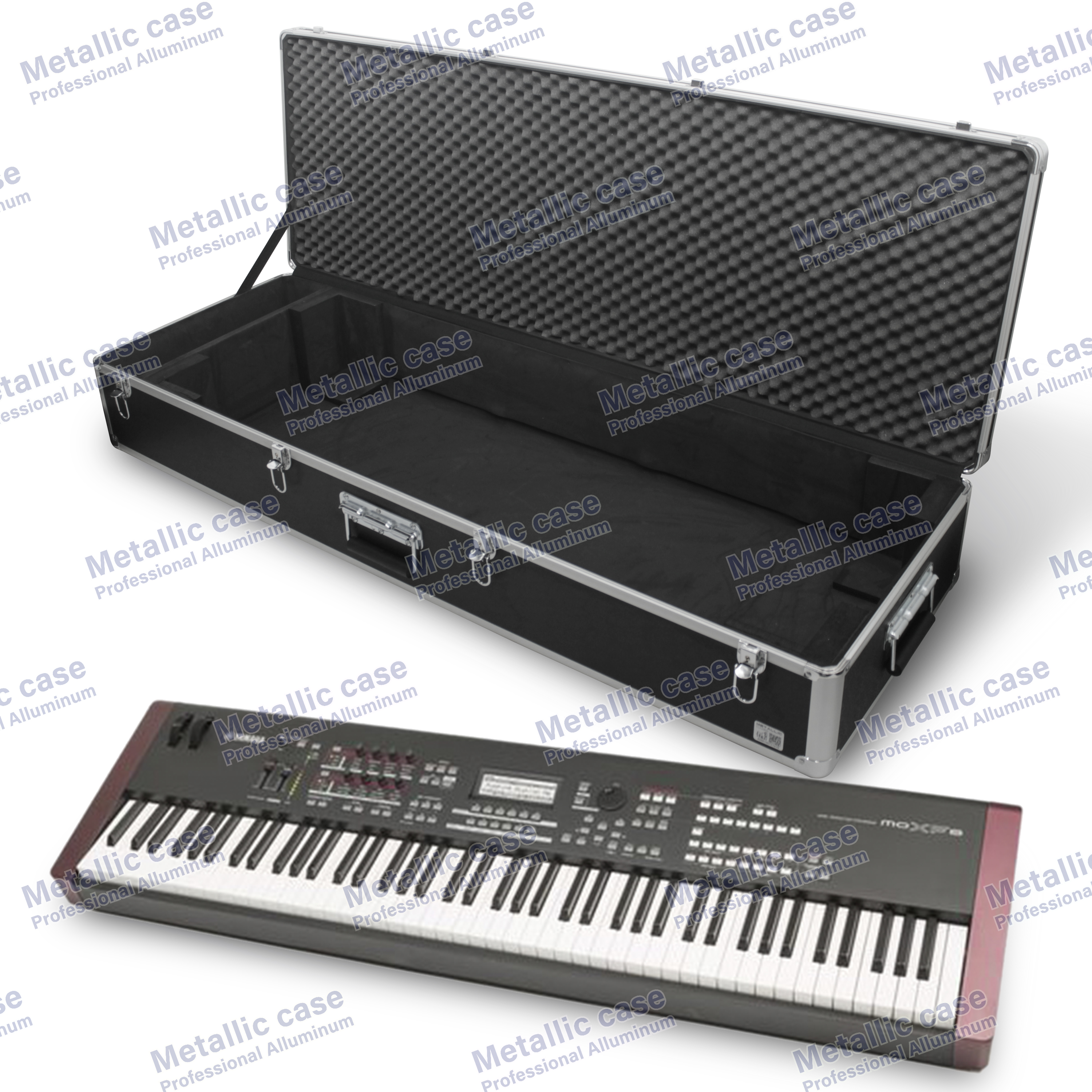 metalliccase8268-13-6407/ yamaha LC-MOXF6 (123.5x41.5x21.1 T1C1H3K1P3)