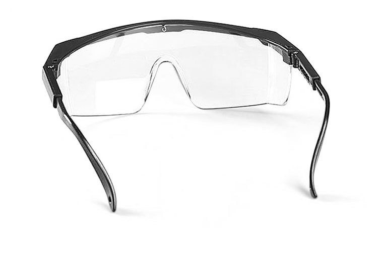 แว่นตาตัดหญ้า แว่นตานิรภัย แว่นตากันลม แว่นตากันสะเก็ด เลนส์ใส