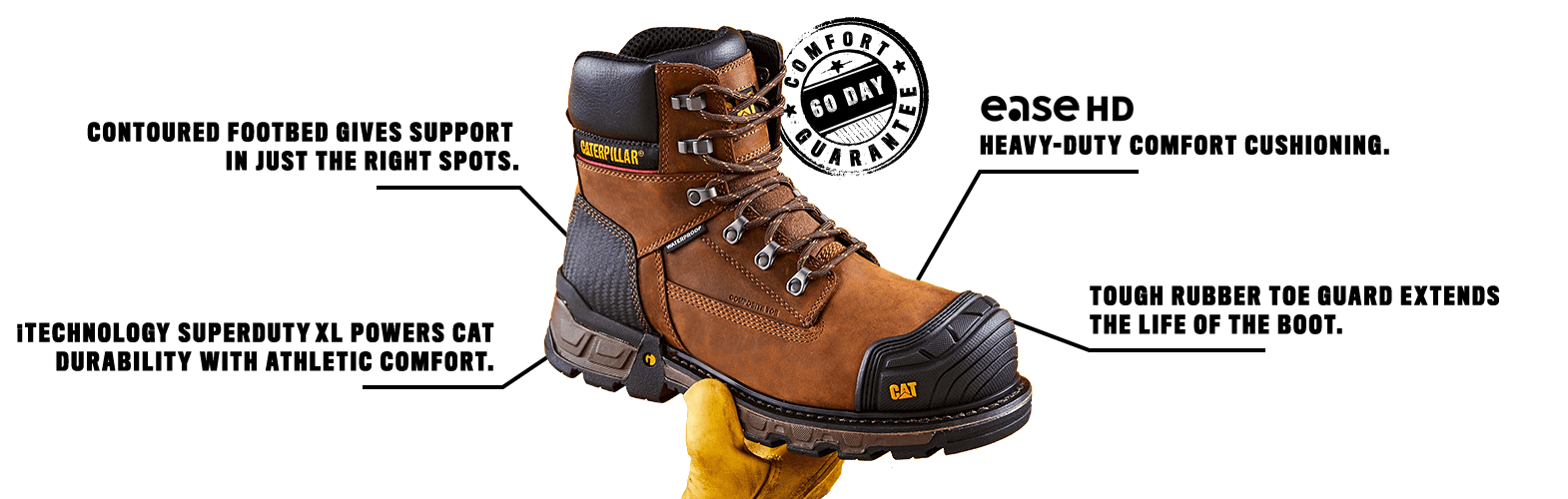 CAT ® Men's Excavator XL 6" Waterproof Composite Toe Work Boot P90991