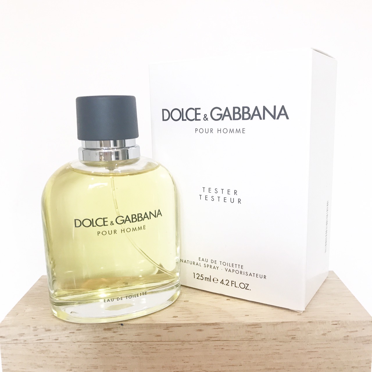 น้ำหอม(กล่องTester) Dolce & Gabbana Pour Homme EDT 100ml ของแท้ 100%✅