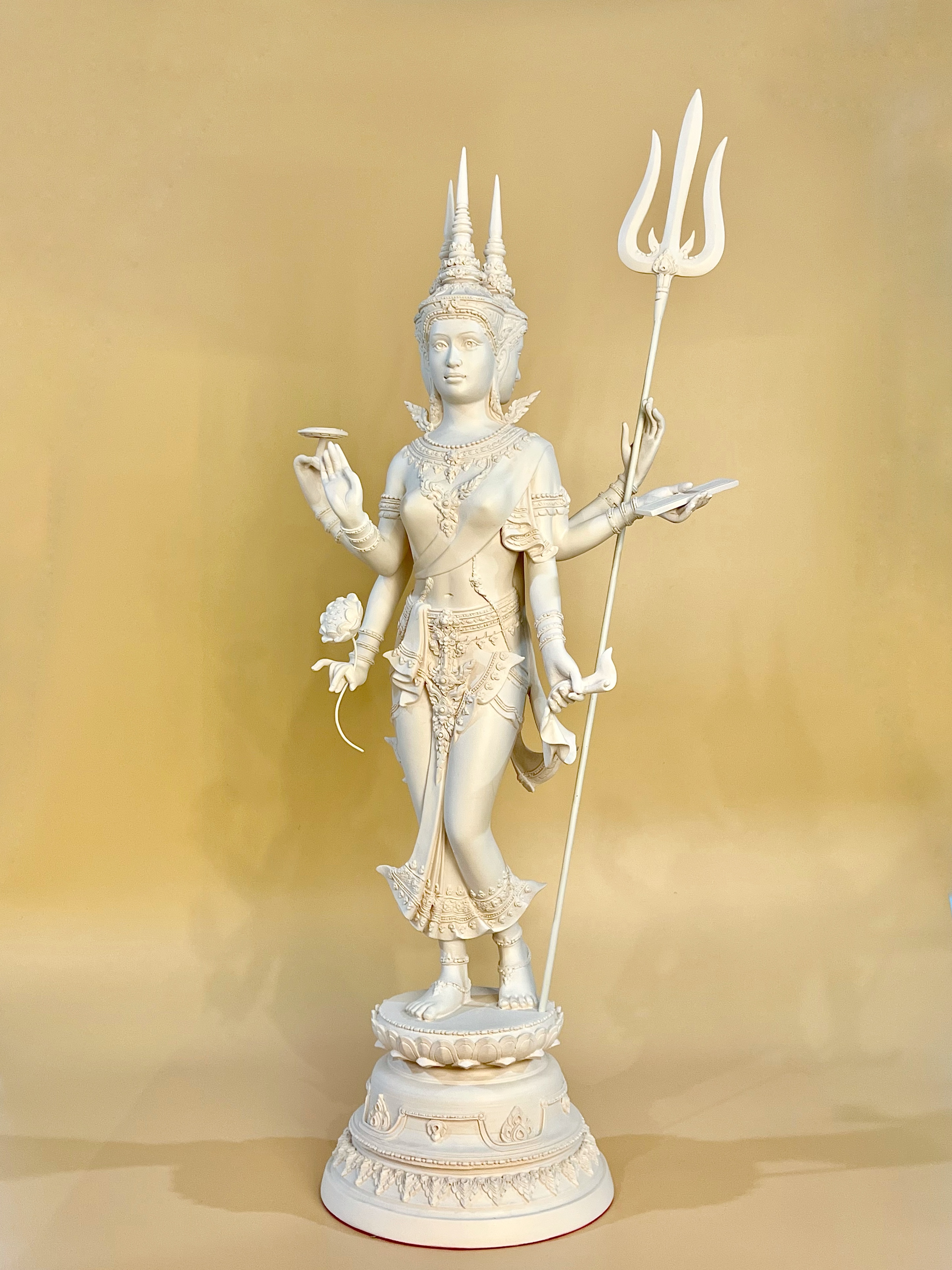 พระตรีศักติมหาเทวี สูง 30 นิ้ว