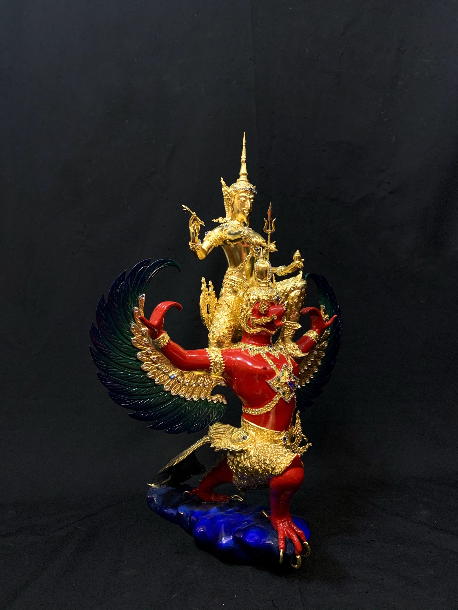 พระนารายณ์ทรงครุฑ หน้าตัก 9 นิ้ว