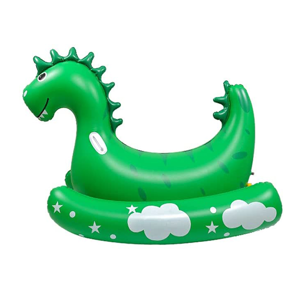 Inflatable Pool Float for Kids Adults - Kids Sprinklers Pool Toy แพเป่าลมรูปไดโนเสาร์สำหรับเด็ก พร้อมสปริงเกอร์พ่นน้ำได้