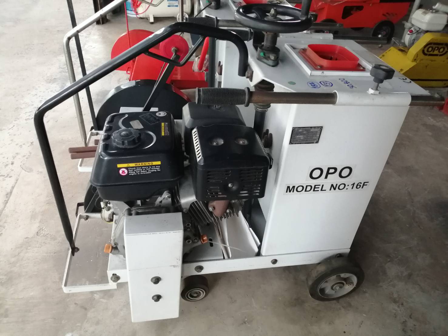 เครื่องตัดถนน QLS16F ประกอบเครื่อง G390 LOWCIN /OP