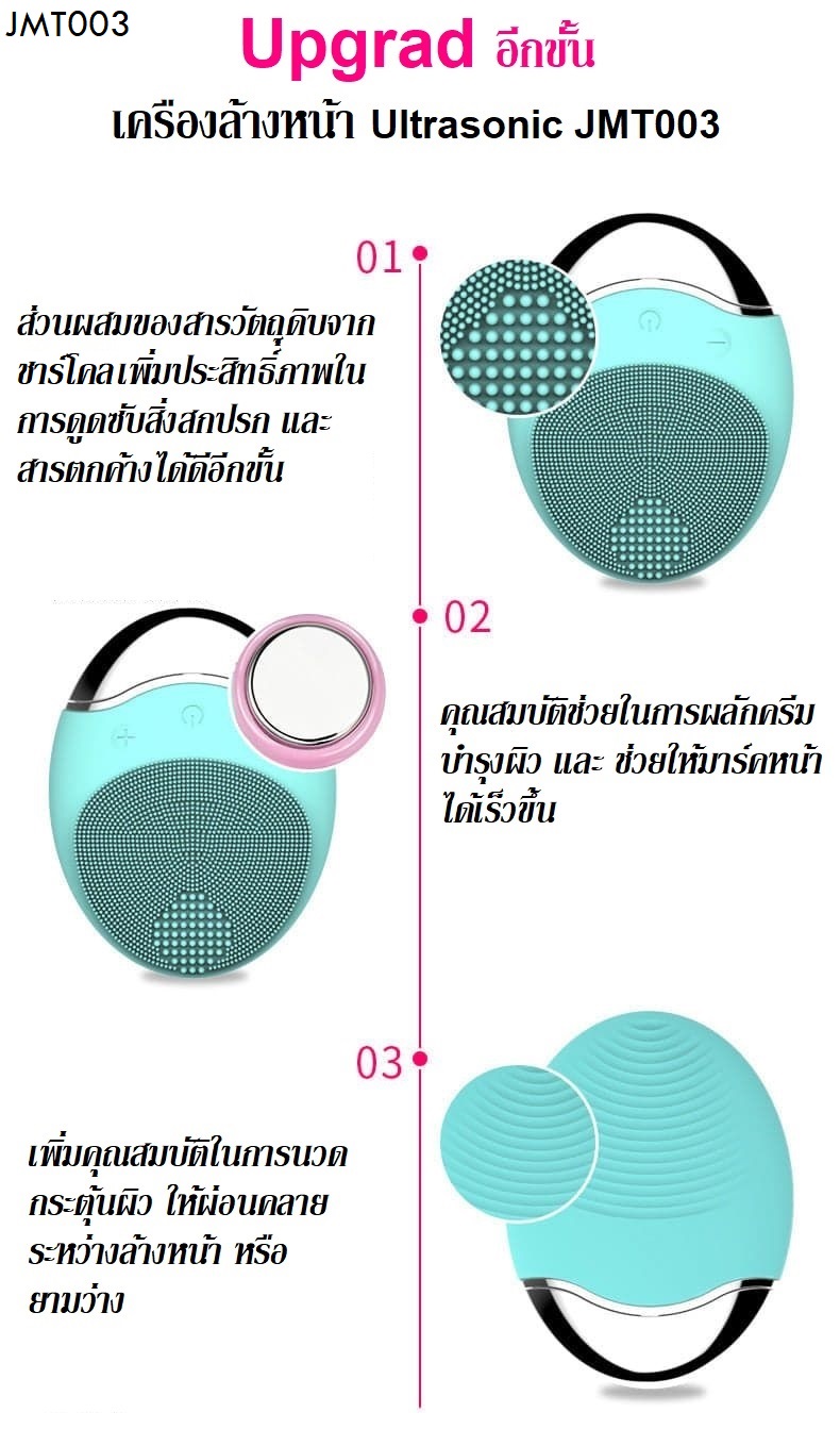 รับฟรี! แปรงล้างหน้า 490- เมื่อซื้อครบ 1,999 บาท