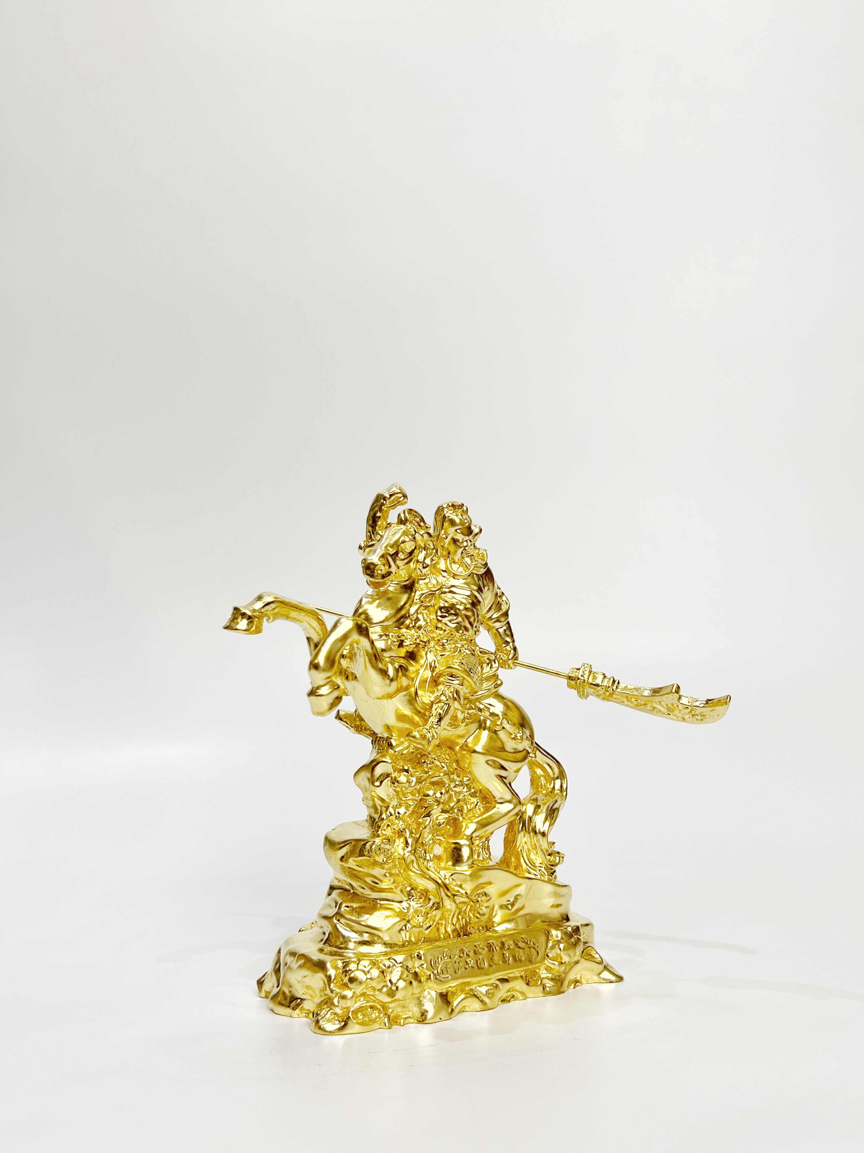 เทพเจ้ากวนอู ทรงม้า สูง 7 นิ้ว