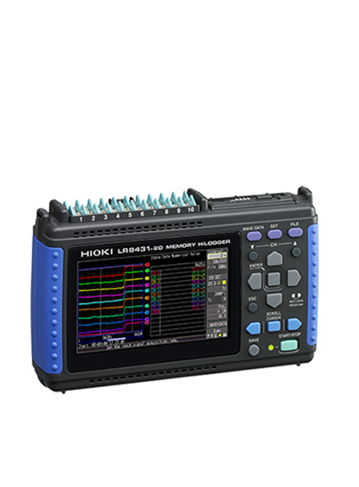 HIOKI LR8431 เครื่องบันทึกข้อมูลอเนกประสงค์ (MEMORY HiLOGGER - USB Flash Drive and Improved Accuracy 10-channel Logger)