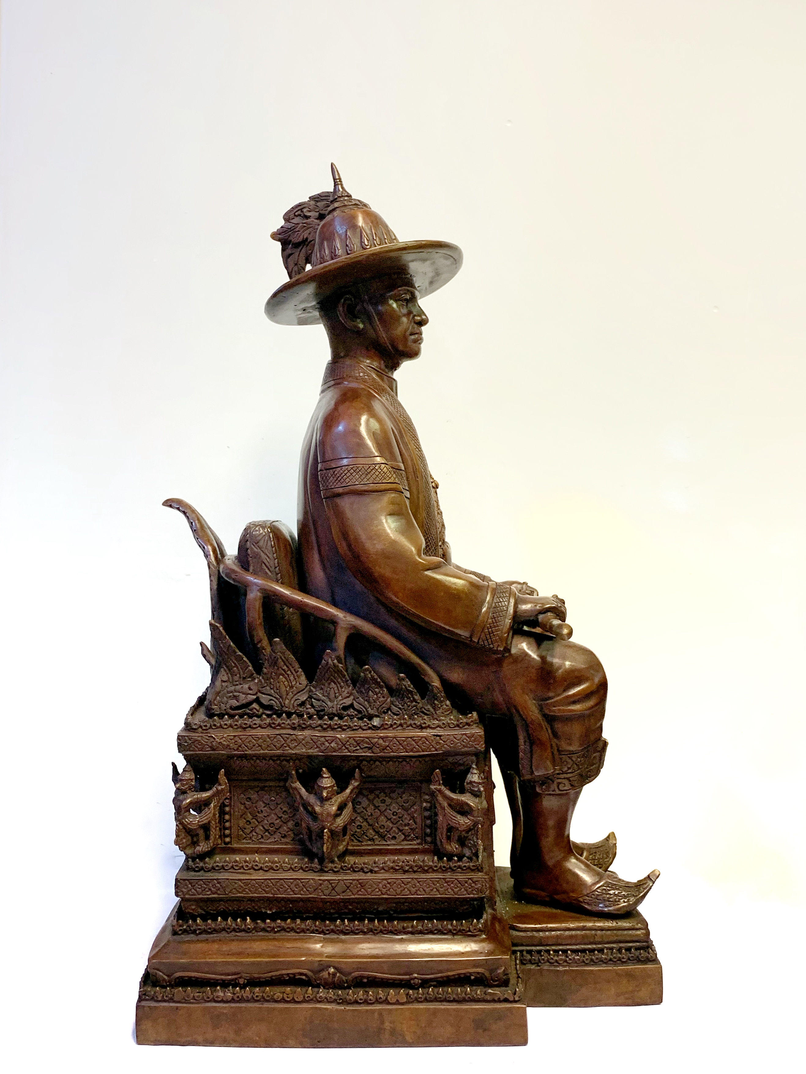 รัชกาลที่ 1 นั่งบัลลังก์ หน้าตัก 14 นิ้ว