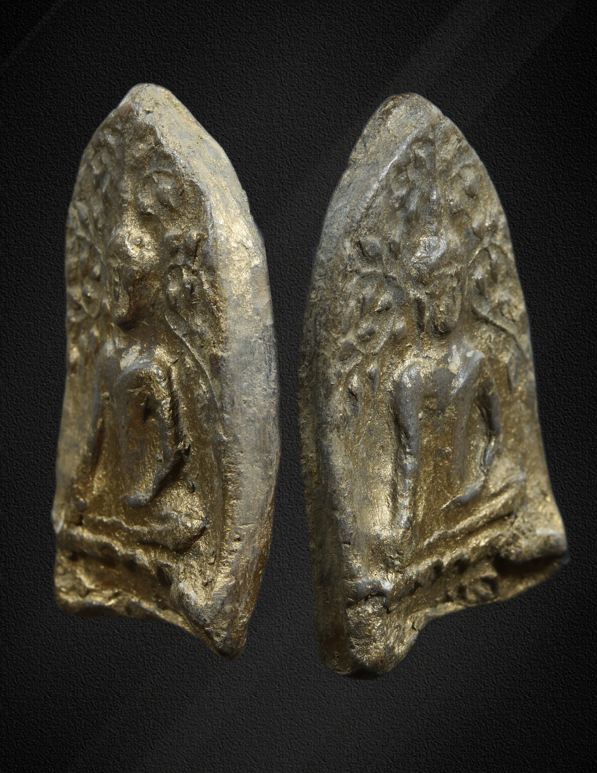 พระปรกโพธิ์ เชียงแสน เนื้อดิน